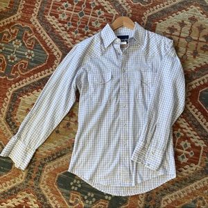 Mens pearl snap wrangler